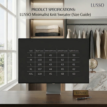 LUSSO - Minimalist Knit Sweater